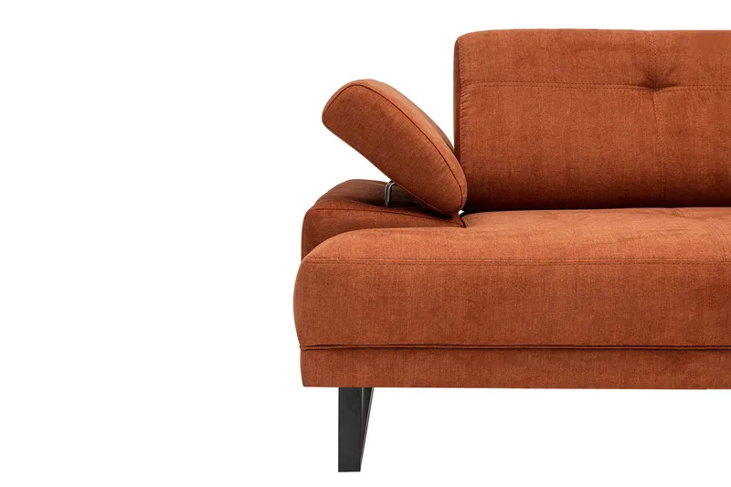 Kitimat Chaiselongsofa 3-personers - Orange - Møbler - Sofaer - Hjørnesofa - Hjørnesofa med chaiselong