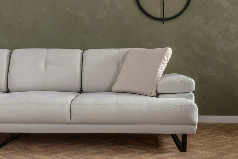 Kitimat Chaiselongsofa 3-personers - Beige - Møbler - Sofaer - Sofa med chaiselong - 3 personers sofa med chaiselong