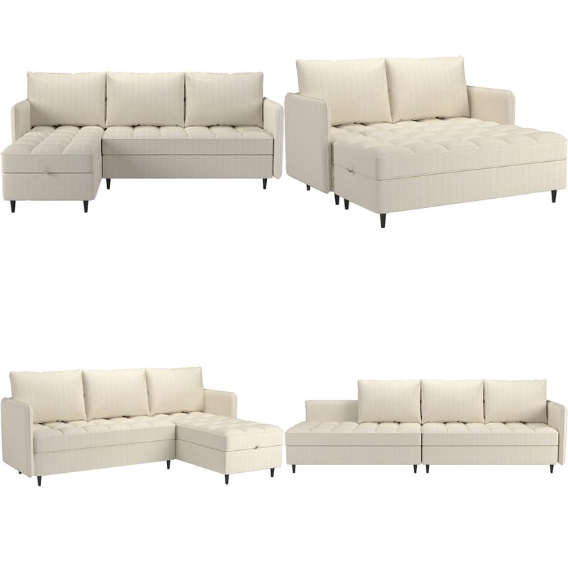 Lindhus Hjørnesofa 3-personers - Brun - Møbler - Sofaer - Hjørnesofa - Hjørnesofa med chaiselong