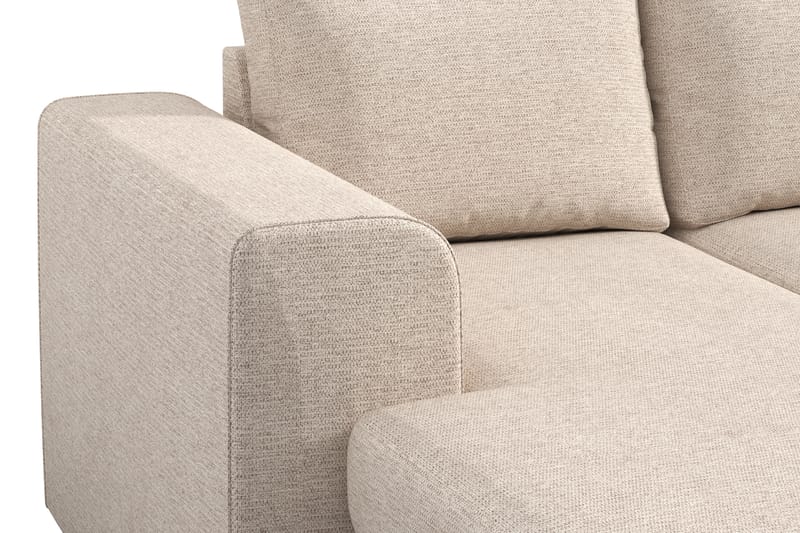Link 5-personers Vendbar U-formet Hjørnesofa med Divan i Stof - Beige - Møbler - Sofaer - Hjørnesofa - Hjørnesofa med chaiselong