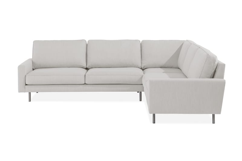 Marc Hjørnesofa Højre, Beige/Krom