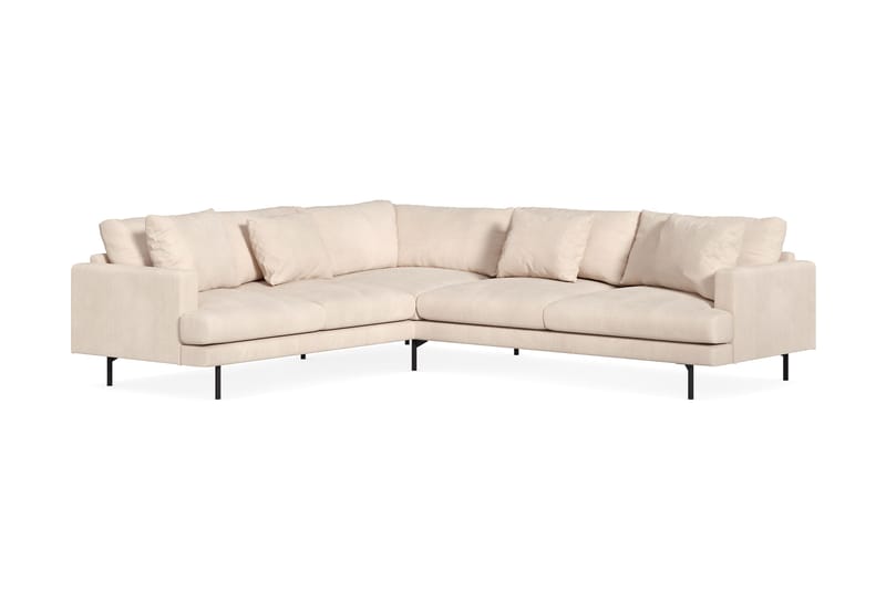 Menard 6-personers Venstrevendt L-formet Hjørnesofa i Manchester, Beige