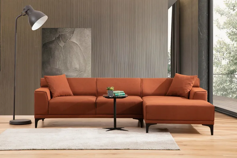 Mississauga Chaiselongsofa 3-personers, Orange