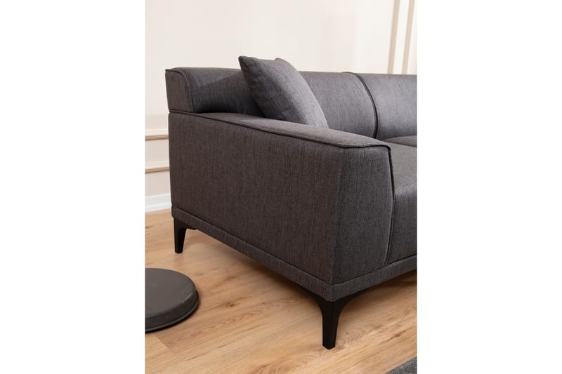 Mississauga Chaiselongsofa 3-personers - Antracit - Møbler - Sofaer - Hjørnesofa - Hjørnesofa med chaiselong