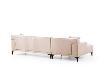 Mississauga Chaiselongsofa 3-personers - Hvid - Møbler - Sofaer - Sofa med chaiselong - 3 personers sofa med chaiselong