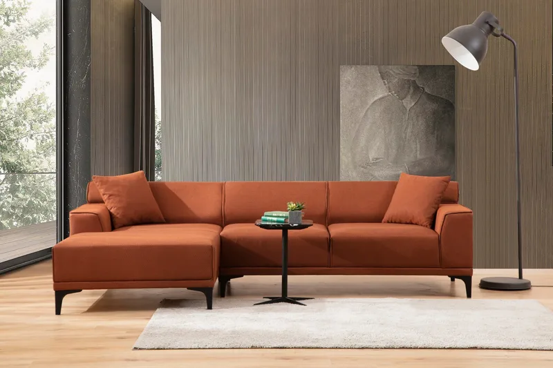 Mississauga Chaiselongsofa 3-personers, Orange