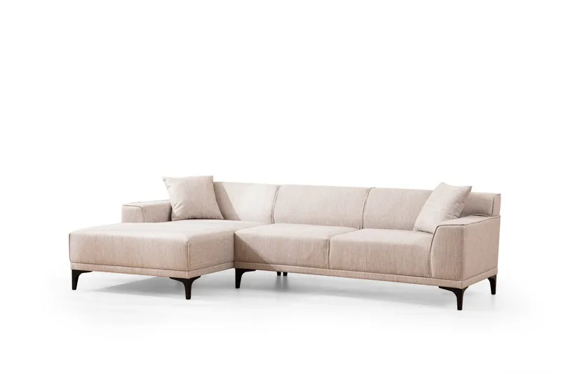 Mississauga Chaiselongsofa 3-personers - Hvid - Møbler - Sofaer - Hjørnesofa - Hjørnesofa med chaiselong