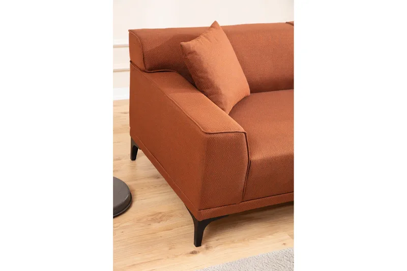 Mississauga Chaiselongsofa 3-personers - Orange - Møbler - Sofaer - Hjørnesofa - Hjørnesofa med chaiselong