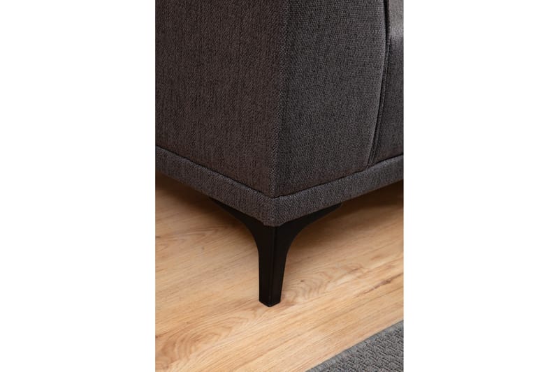 Mississauga Chaiselongsofa 3-personers - Antracit - Møbler - Sofaer - Hjørnesofa - Hjørnesofa med chaiselong