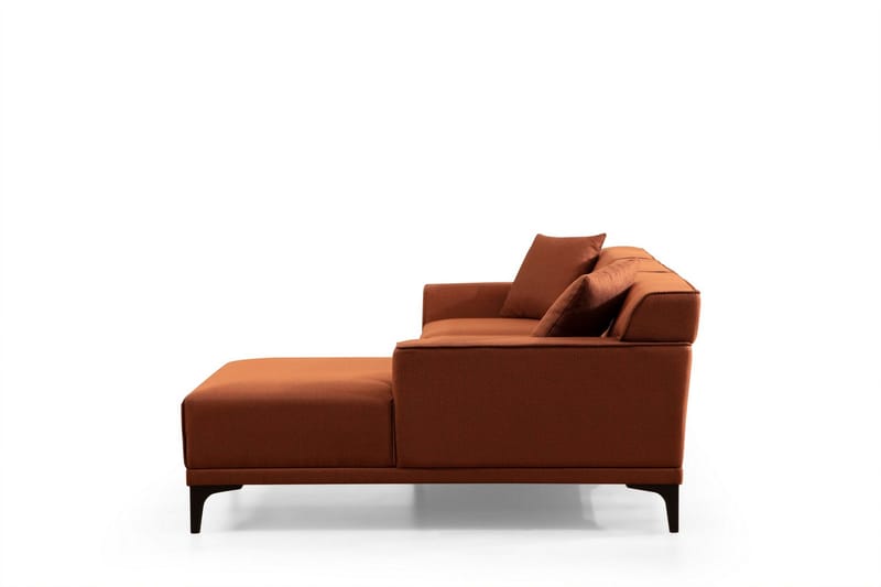Mississauga Chaiselongsofa 3-personers - Orange - Møbler - Sofaer - Hjørnesofa - Hjørnesofa med chaiselong