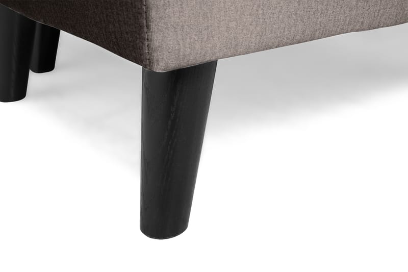 Monroe 5-personers Vendbar U-formet Hjørnesofa med Divan i Fløjl - Brun - Møbler - Sofaer - Hjørnesofa - Hjørnesofa med chaiselong