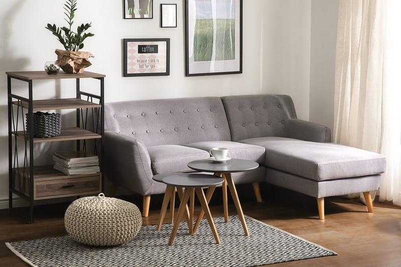 Motala hjørnesofa 140 cm - Grå - Møbler - Sofaer - Hjørnesofa