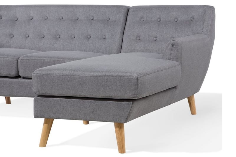 Motala hjørnesofa 140 cm - Grå - Hjørnesofa