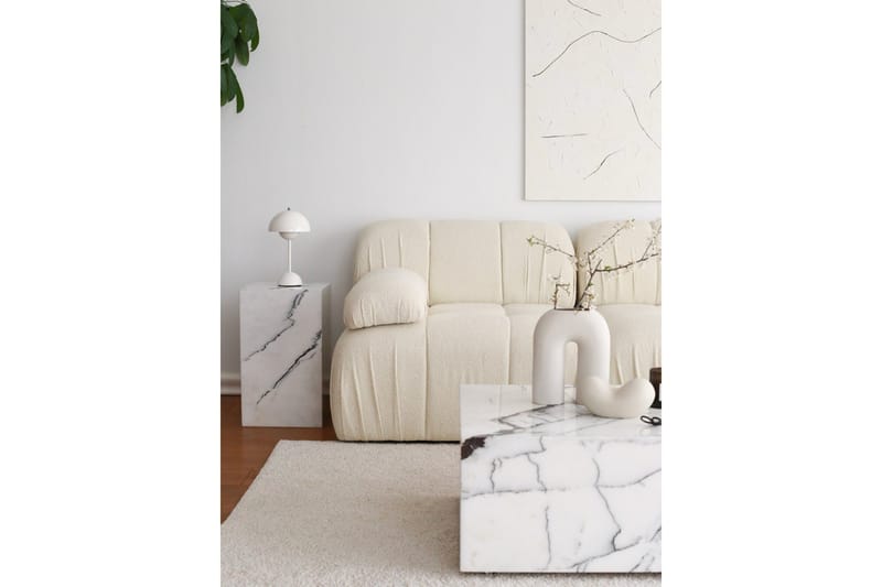 Murum Hjørnesofa 3-pers - Hvid - Møbler - Sofaer - Sofa med chaiselong - 4 personers sofa med chaiselong