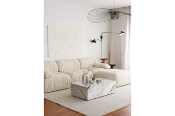 Murum Hjørnesofa 3-pers - Hvid - Møbler - Sofaer - Sofa med chaiselong - 4 personers sofa med chaiselong