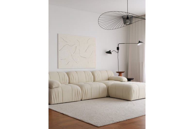 Murum Hjørnesofa 3-pers - Hvid - Møbler - Sofaer - Sofa med chaiselong - 4 personers sofa med chaiselong