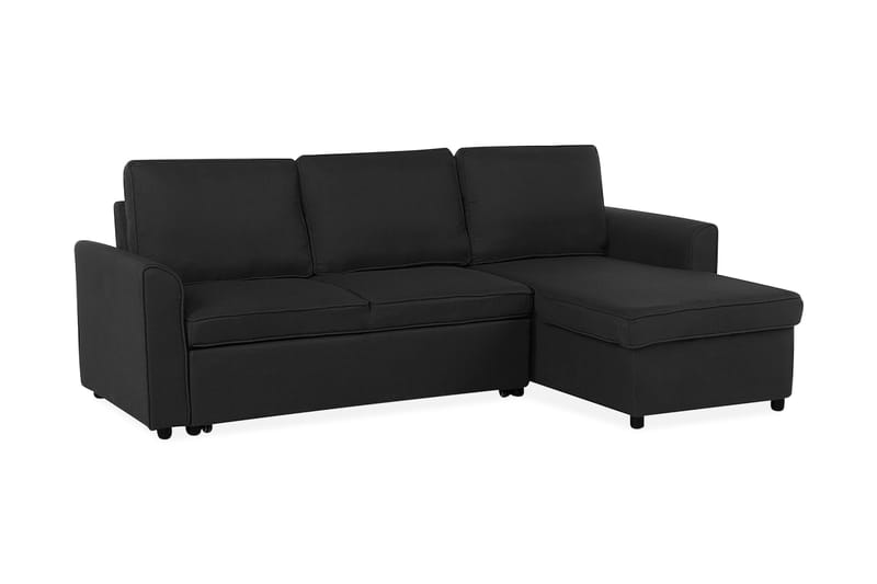 Nesna Hjørnesofa 228 cm, Sort