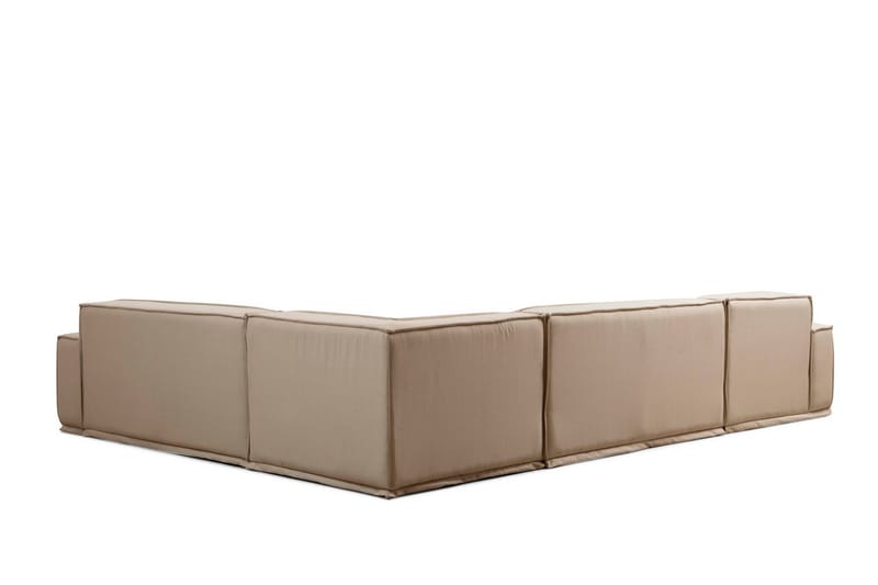 Nightcap Hjørnesofa med Chaiselong 5-personers - Beige - Møbler - Sofaer - Modulsofaer - Komplet modulsofa