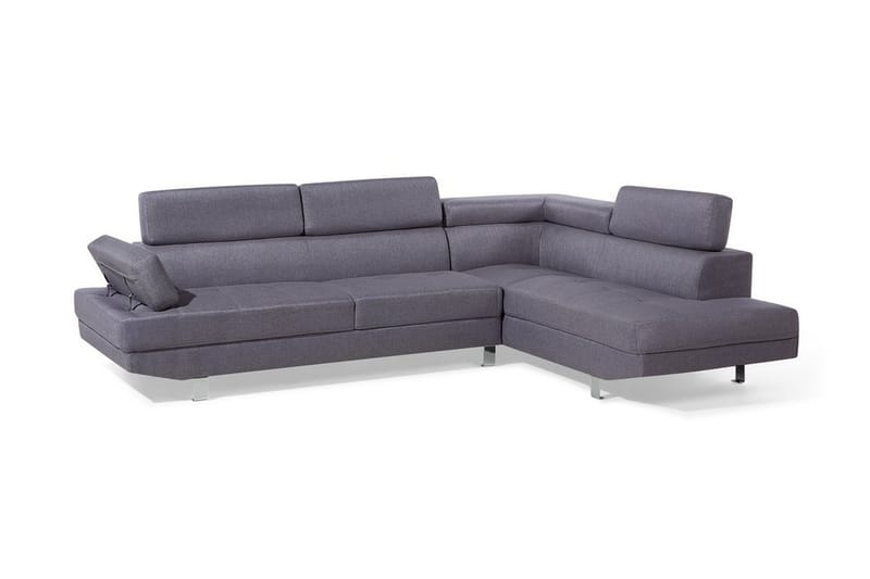Norrea Hjørnesofa 261 cm - Grå - Møbler - Sofaer - Sofa med chaiselong