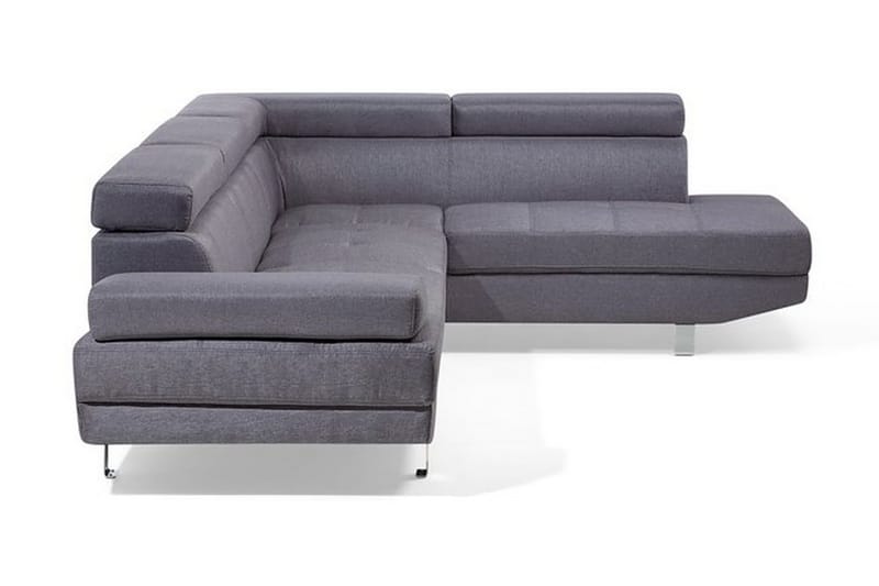 Norrea Hjørnesofa 261 cm - Grå - Møbler - Sofaer - Sofa med chaiselong