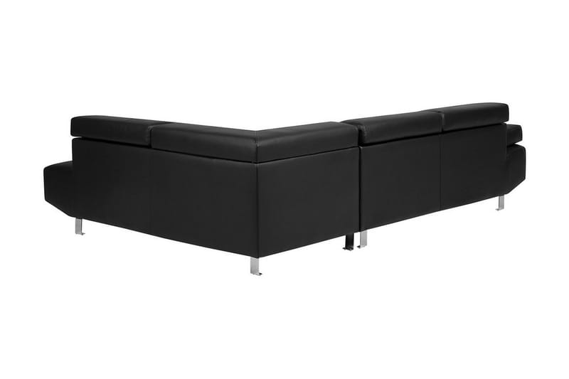 Norrea Hjørnesofa 261 cm - Sort - Møbler - Sofaer - Sofa med chaiselong