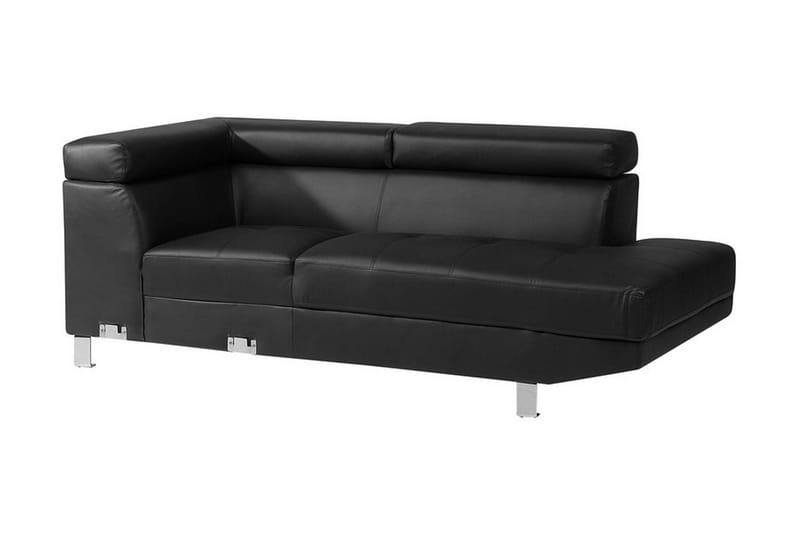 Norrea Hjørnesofa 261 cm - Sort - Møbler - Sofaer - Sofa med chaiselong