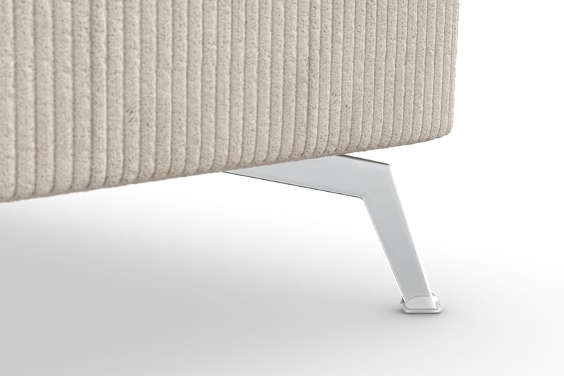 Ocean Lyx 5-personers Vendbar L-formet Hjørnesofa i Manchester - Beige - Møbler - Sofaer - Hjørnesofa