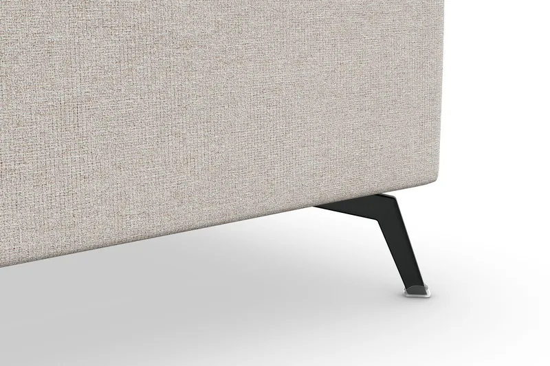 Ocean Lyx 5-personers Vendbar L-formet Hjørnesofa i Stof - Beige - Møbler - Sofaer - Hjørnesofa