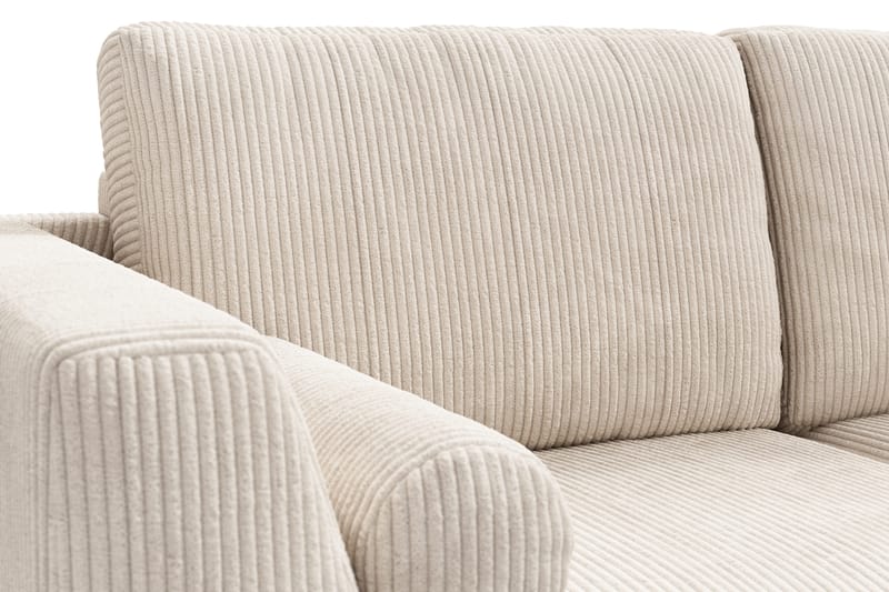 Ocean Lyx 5-personers Vendbar L-formet Hjørnesofa i Manchester - Beige - Møbler - Sofaer - Hjørnesofa