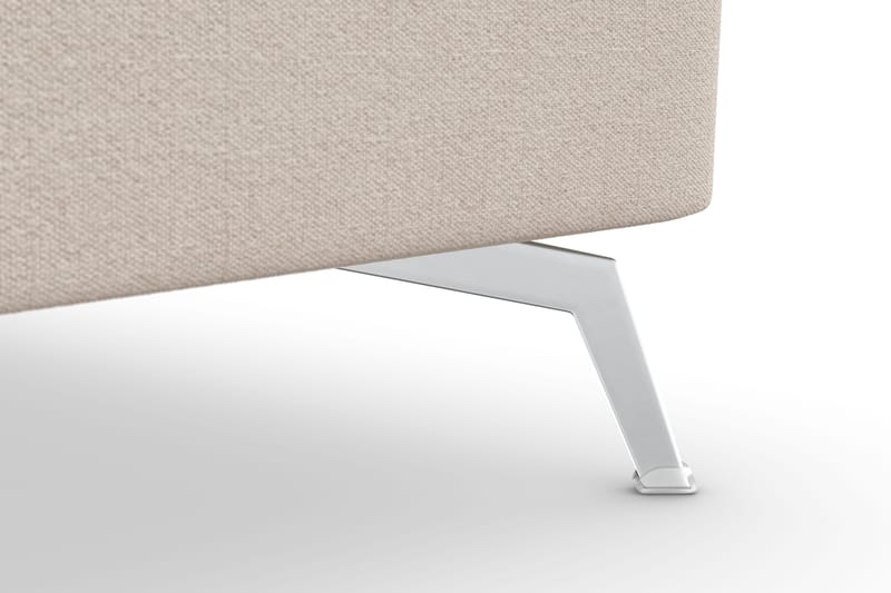 Ocean Lyx 5-personers Vendbar L-formet Hjørnesofa i Stof - Beige - Møbler - Sofaer - Hjørnesofa