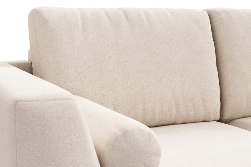 Ocean Lyx 5-personers Vendbar L-formet Hjørnesofa i Stof - Beige - Møbler - Sofaer - Hjørnesofa