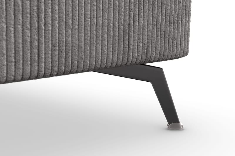 Ocean Lyx 5-personers Vendbar L-formet Hjørnesofa i Manchester - Mørkegrå - Møbler - Sofaer - Hjørnesofa