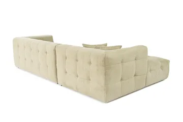 Octavian Hjørnesofa 3-pers - Grøn - Møbler - Sofaer - Modulsofaer - Komplet modulsofa