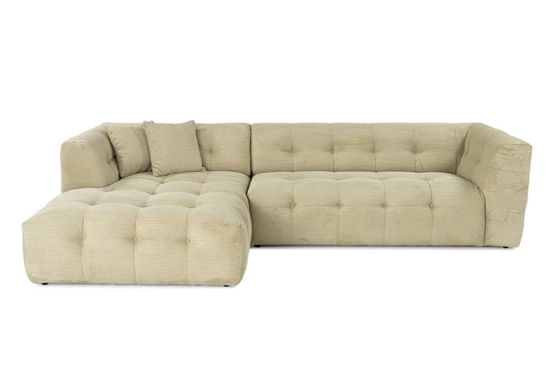 Octavian Hjørnesofa 3-pers - Grøn - Møbler - Sofaer - Modulsofaer - Komplet modulsofa