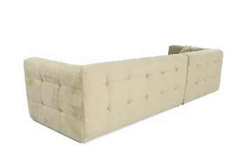 Octavian Hjørnesofa 3-pers - Grøn - Møbler - Sofaer - Modulsofaer - Komplet modulsofa