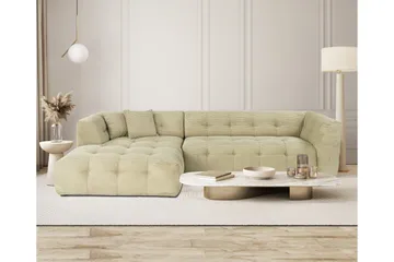 Octavian Hjørnesofa 3-pers - Grøn - Møbler - Sofaer - Modulsofaer - Komplet modulsofa