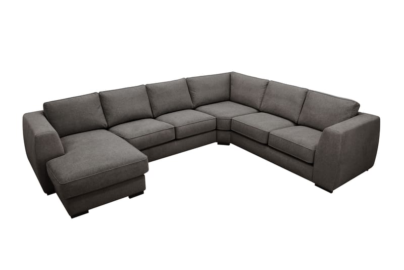 Optus 5-personers hjørnesofa med vendbar chaiselong - Mørkegrå - Møbler - Sofaer - Hjørnesofa - Hjørnesofa med chaiselong