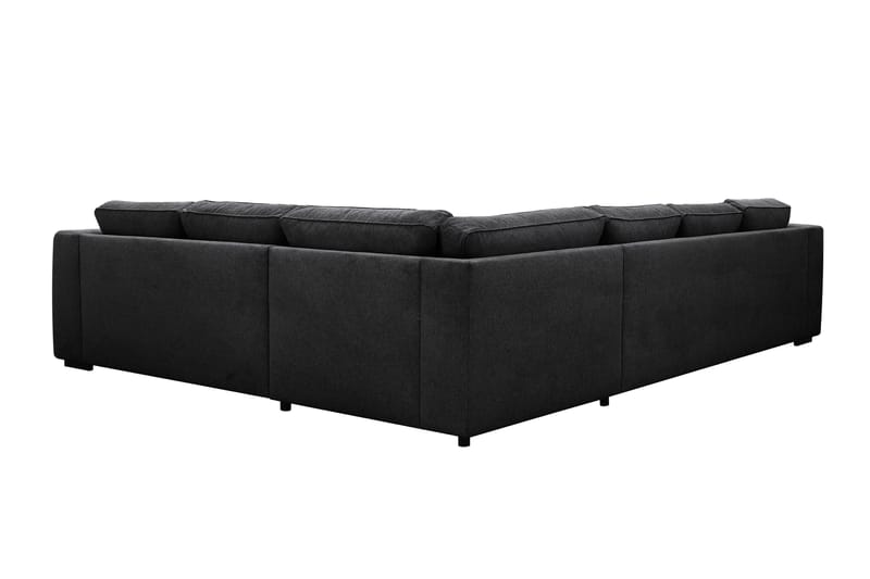 Optus 5-personers hjørnesofa med vendbar chaiselong - Sort - Møbler - Sofaer - Hjørnesofa - Hjørnesofa med chaiselong