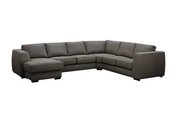Optus 5-personers hjørnesofa med vendbar chaiselong - Mørkegrå - Møbler - Sofaer - Hjørnesofa - Hjørnesofa med chaiselong