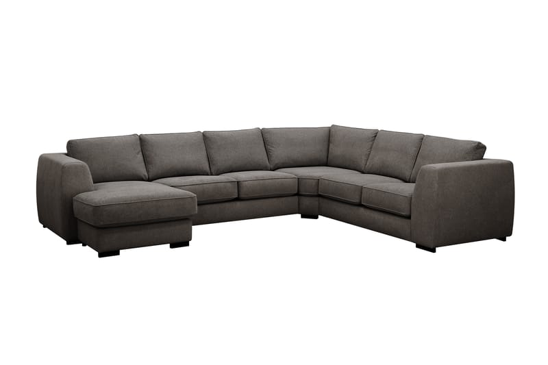 Optus 5-personers hjørnesofa med vendbar chaiselong - Mørkegrå - Møbler - Sofaer - Hjørnesofa - Hjørnesofa med chaiselong