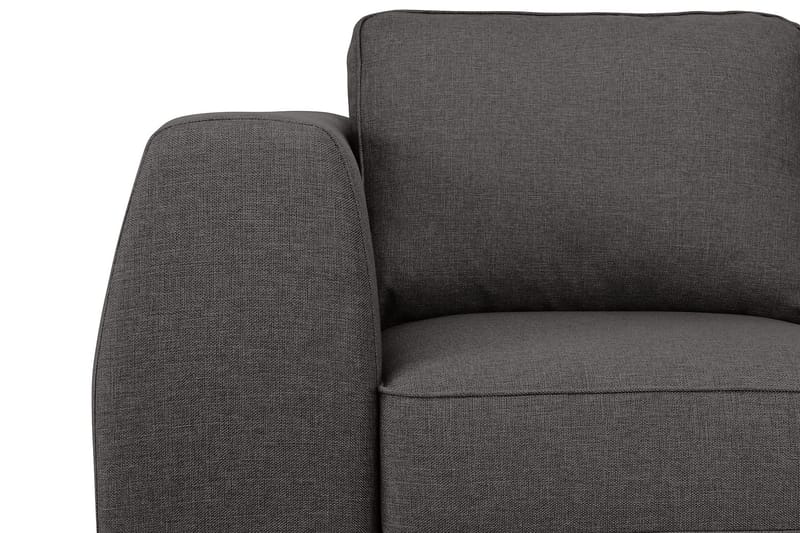 Optus 5-personers Venstrevendt L-formet Hjørnesofa i Stof - Mørkegrå - Møbler - Sofaer - Hjørnesofa