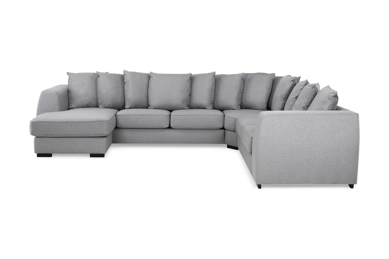 Optus 5-personers Vendbar U-formet Hjørnesofa med Divan i Stof - Lysegrå - Møbler - Sofaer - Hjørnesofa - Hjørnesofa med chaiselong