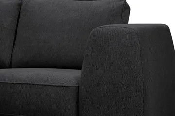 Optus 5-personers hjørnesofa med vendbar chaiselong - Sort - Møbler - Sofaer - Hjørnesofa - Hjørnesofa med chaiselong