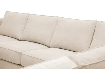 Optus 5-personers hjørnesofa med vendbar chaiselong - Beige - Møbler - Sofaer - Hjørnesofa - Hjørnesofa med chaiselong