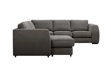Optus 5-personers hjørnesofa med vendbar chaiselong - Mørkegrå - Møbler - Sofaer - Hjørnesofa - Hjørnesofa med chaiselong