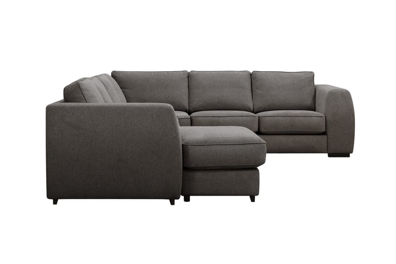 Optus 5-personers hjørnesofa med vendbar chaiselong - Mørkegrå - Møbler - Sofaer - Hjørnesofa - Hjørnesofa med chaiselong