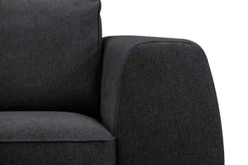 Optus 5-personers hjørnesofa med vendbar chaiselong - Sort - Møbler - Sofaer - Hjørnesofa - Hjørnesofa med chaiselong