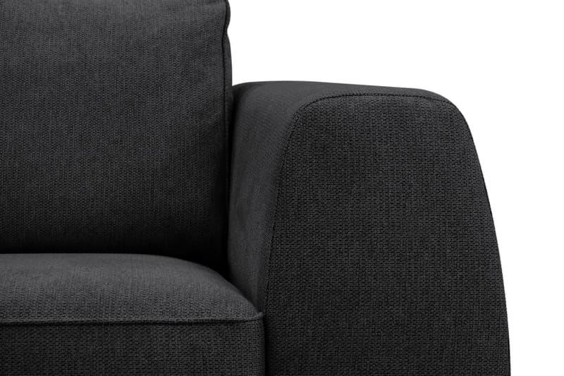 Optus 5-personers hjørnesofa med vendbar chaiselong - Sort - Møbler - Sofaer - Hjørnesofa - Hjørnesofa med chaiselong