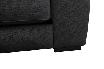 Optus 5-personers hjørnesofa med vendbar chaiselong - Sort - Møbler - Sofaer - Hjørnesofa - Hjørnesofa med chaiselong