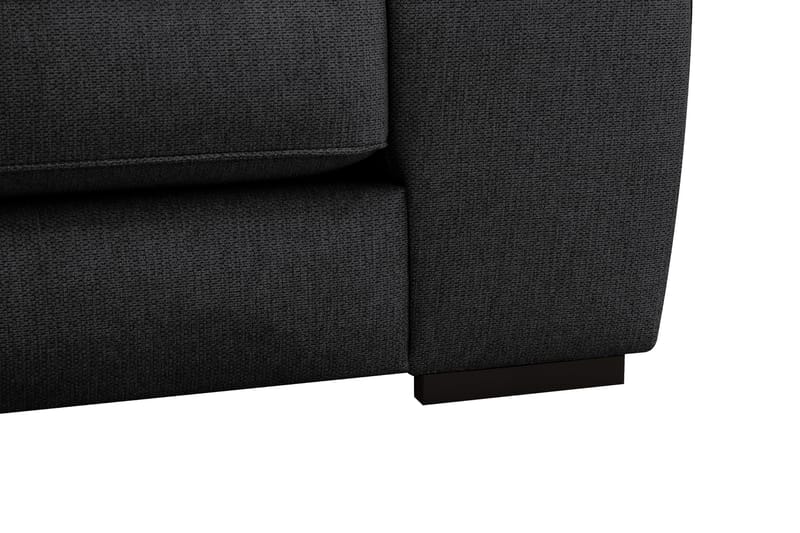 Optus 5-personers hjørnesofa med vendbar chaiselong - Sort - Møbler - Sofaer - Hjørnesofa - Hjørnesofa med chaiselong